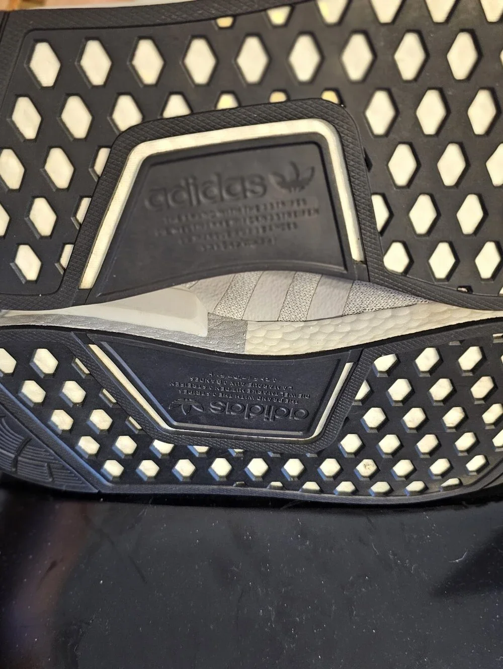 adidas Men’s NMD Knit Sneakers - Light Gray